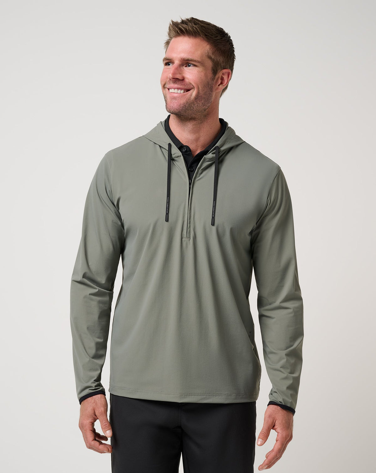 Hero Hour Tech Hoodie Dark Olive | Travis Mathew Great Value