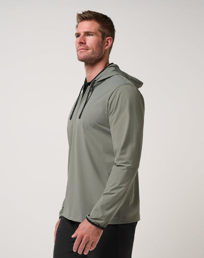 Hero Hour Tech Hoodie Dark Olive | Travis Mathew Great Value
