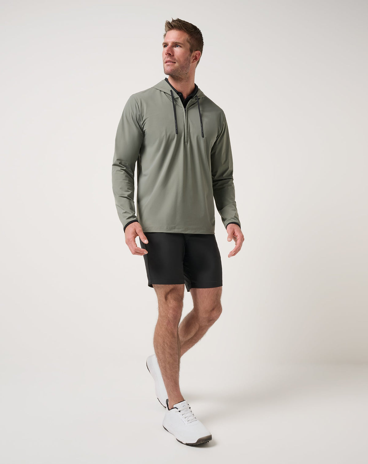 Hero Hour Tech Hoodie Dark Olive | Travis Mathew Great Value