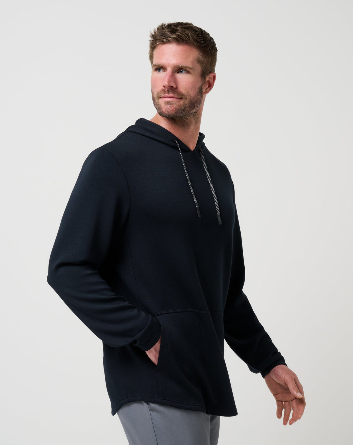 Fibercloud Hoodie Black | Travis Mathew Classic
