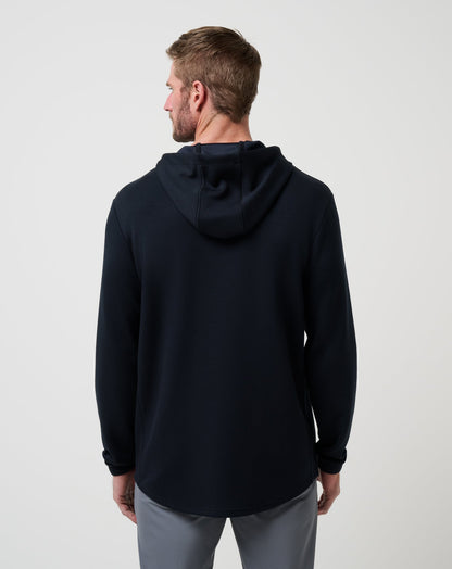 Fibercloud Hoodie Black | Travis Mathew Classic