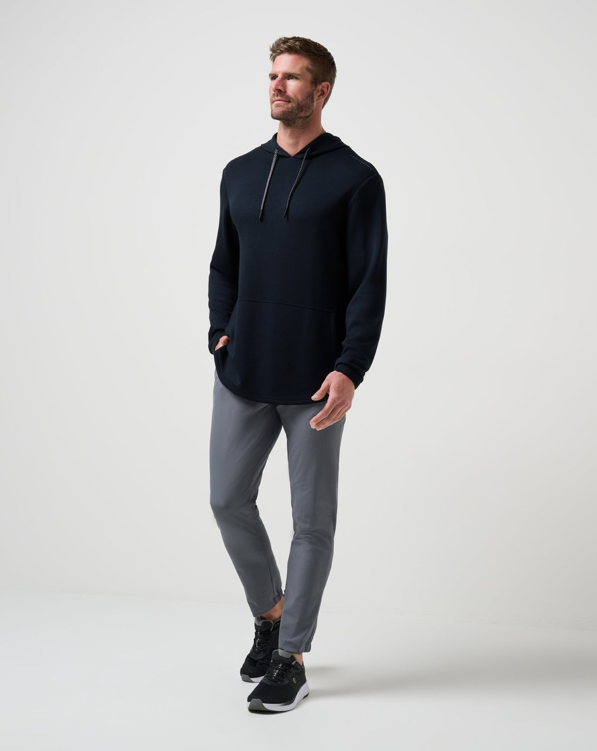 Fibercloud Hoodie Black | Travis Mathew Classic