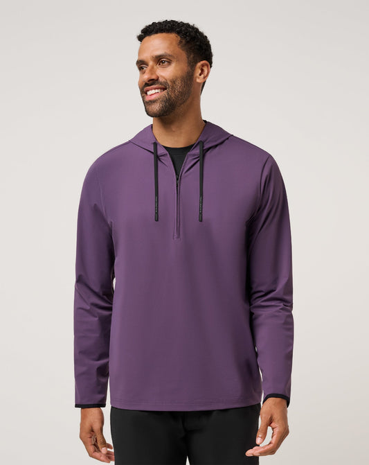Hero Hour Tech Hoodie Purple Velvet | Travis Mathew Top Pick