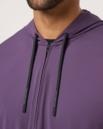 Hero Hour Tech Hoodie Purple Velvet | Travis Mathew Top Pick