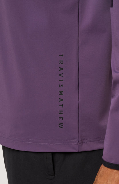 Hero Hour Tech Hoodie Purple Velvet | Travis Mathew Top Pick