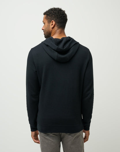 Cloud Waffle Hoodie Black | Travis Mathew Top Pick