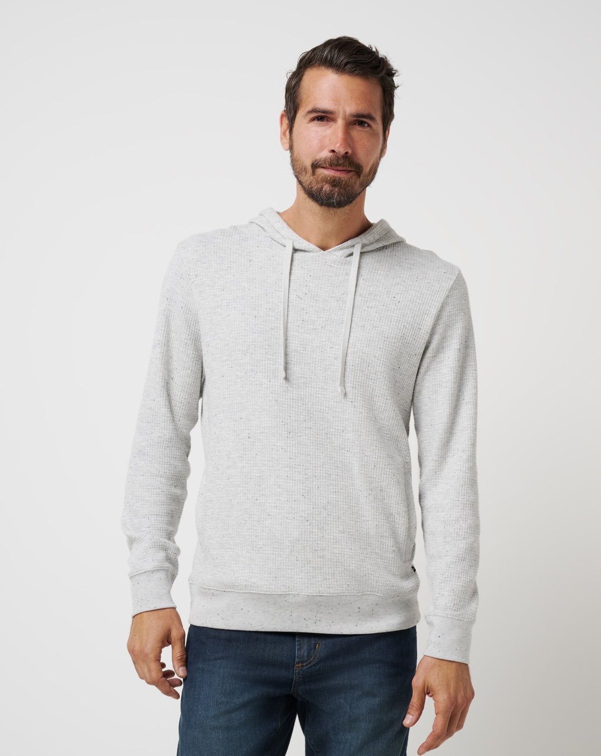 Cloud Waffle Hoodie Light Grey | Travis Mathew Great Value