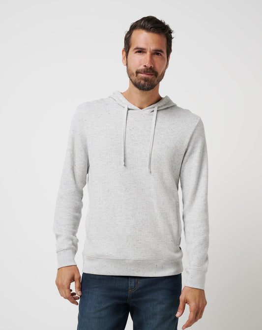 Cloud Waffle Hoodie Light Grey | Travis Mathew Great Value