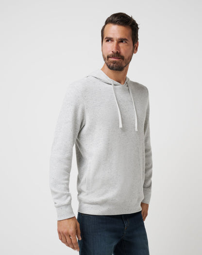 Cloud Waffle Hoodie Light Grey | Travis Mathew Great Value