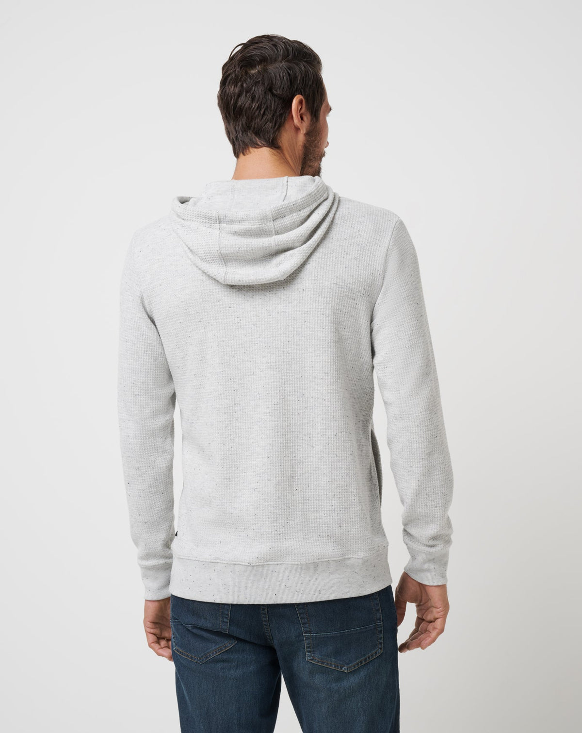 Cloud Waffle Hoodie Light Grey | Travis Mathew Great Value