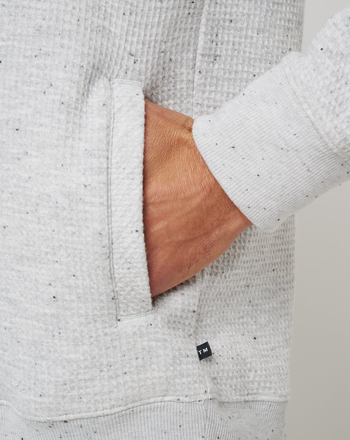 Cloud Waffle Hoodie Light Grey | Travis Mathew Great Value