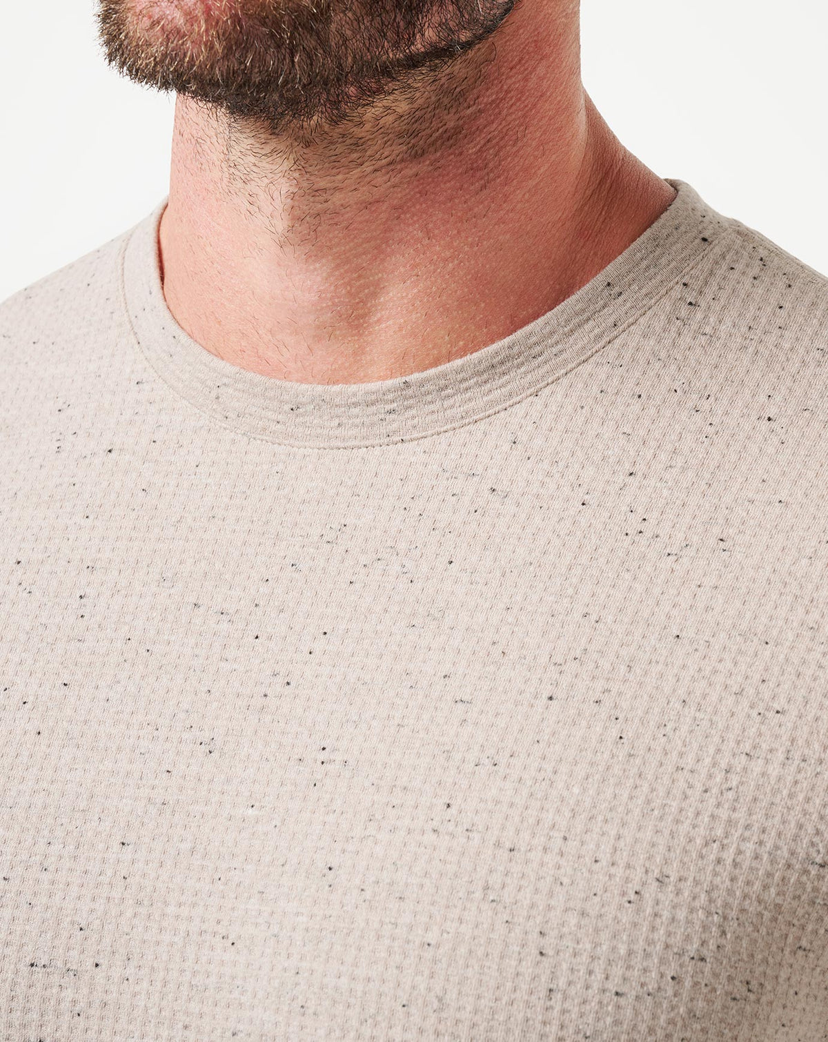 Cloud Waffle Crew Oxford Tan | Travis Mathew Latest