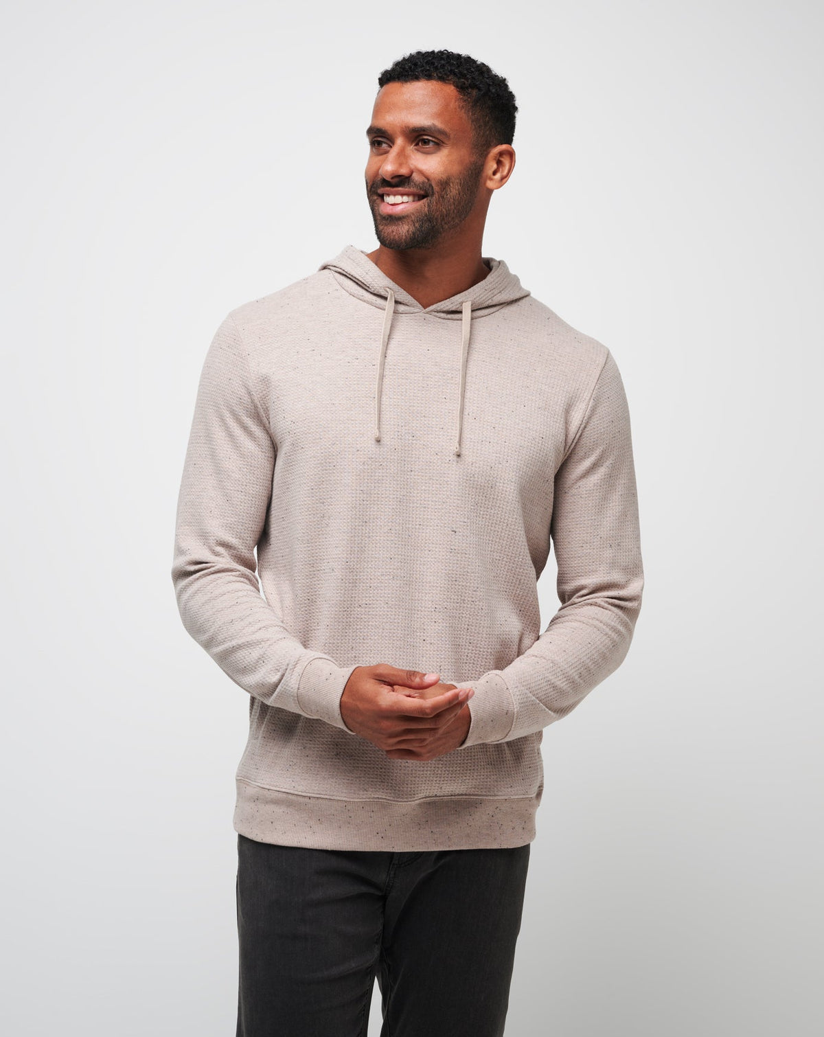 Cloud Waffle Hoodie Oxford Tan | Travis Mathew Recommended