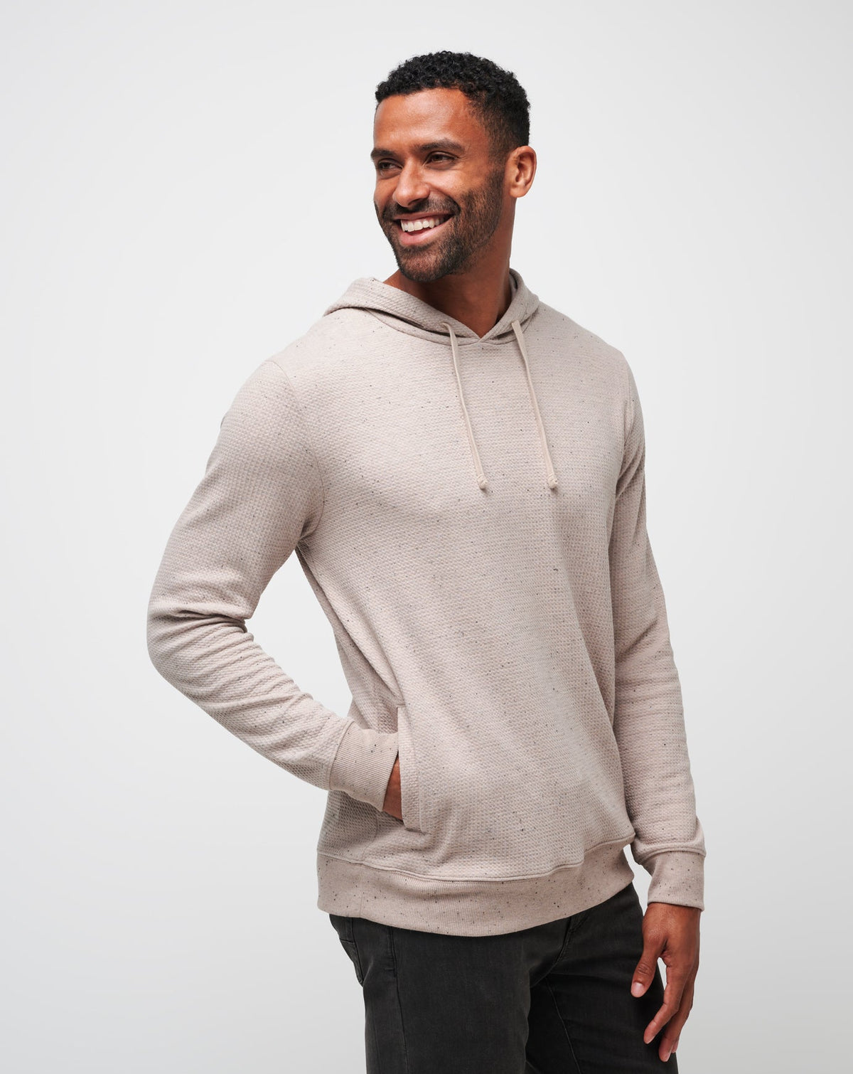 Cloud Waffle Hoodie Oxford Tan | Travis Mathew Recommended