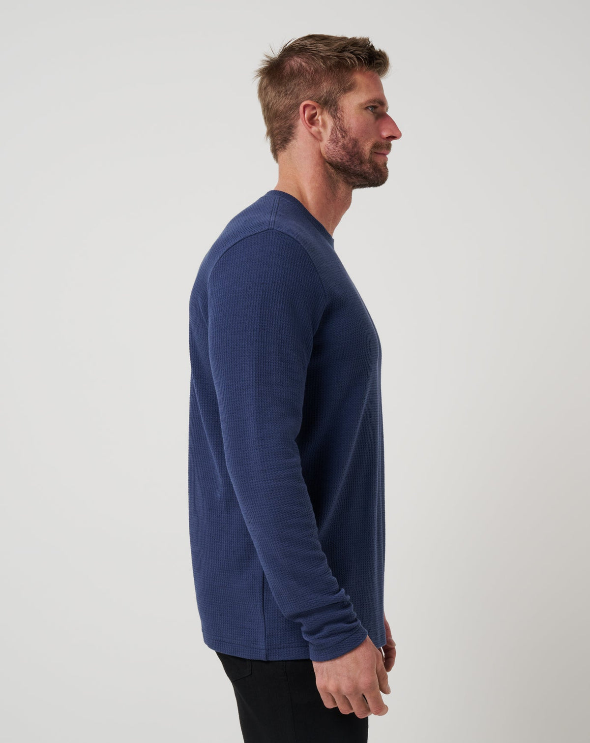 Cloud Waffle Crew Mood Indigo | Travis Mathew Exclusive