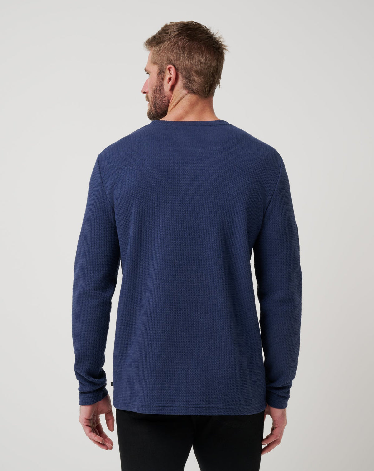 Cloud Waffle Crew Mood Indigo | Travis Mathew Exclusive