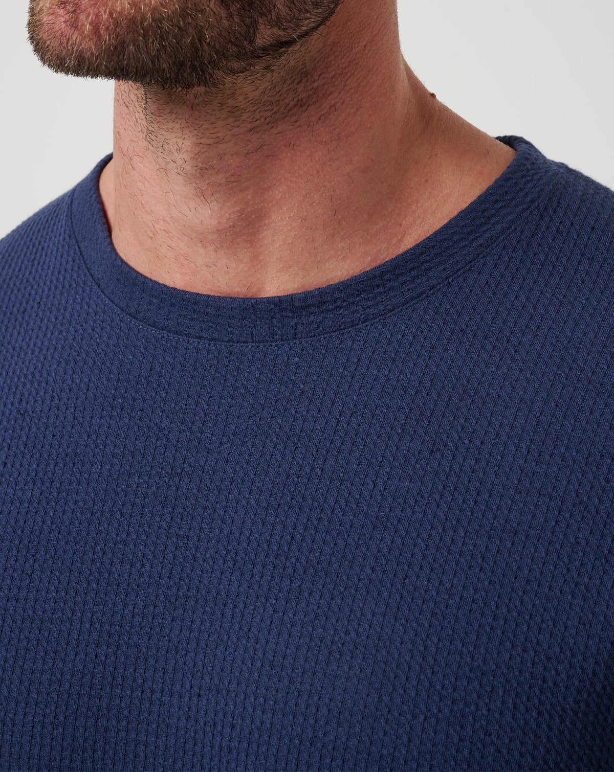 Cloud Waffle Crew Mood Indigo | Travis Mathew Exclusive