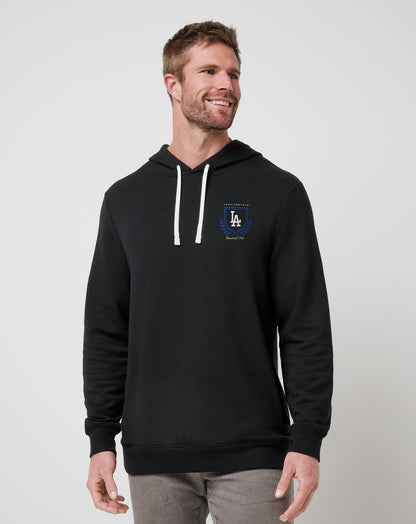 Los Angeles Dodgers Stadium Hoodie Black | Travis Mathew Essential