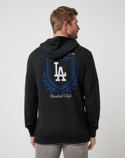 Los Angeles Dodgers Stadium Hoodie Black | Travis Mathew Essential