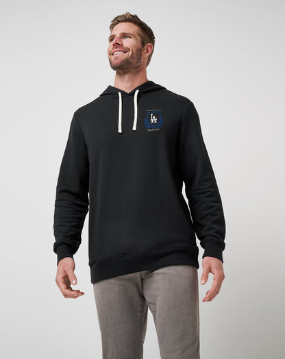 Los Angeles Dodgers Stadium Hoodie Black | Travis Mathew Essential