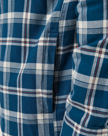 Cloud Flannel Hooded Button-Up Titan | Travis Mathew Deals