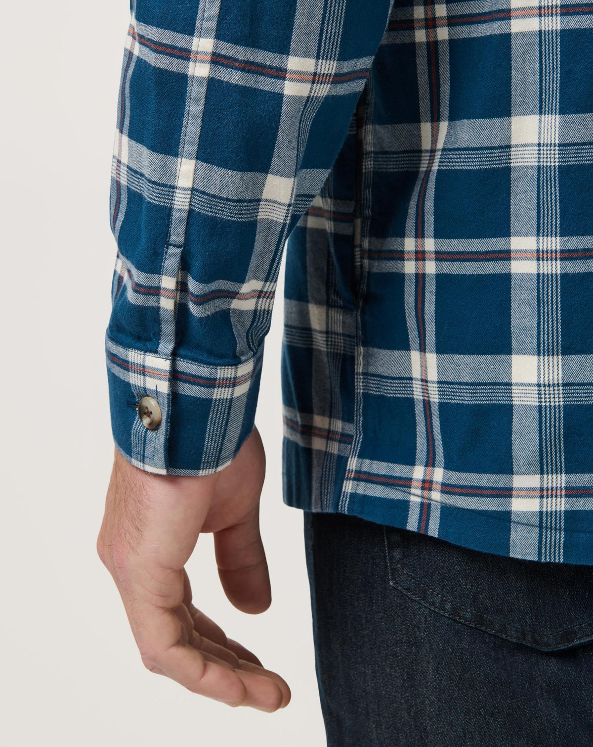 Cloud Flannel Hooded Button-Up Titan | Travis Mathew Deals