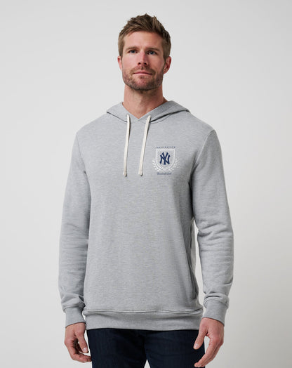 New York Yankees Stadium Hoodie Heather Grey | Travis Mathew New