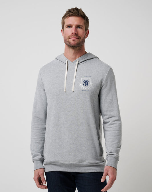 New York Yankees Stadium Hoodie Heather Grey | Travis Mathew New