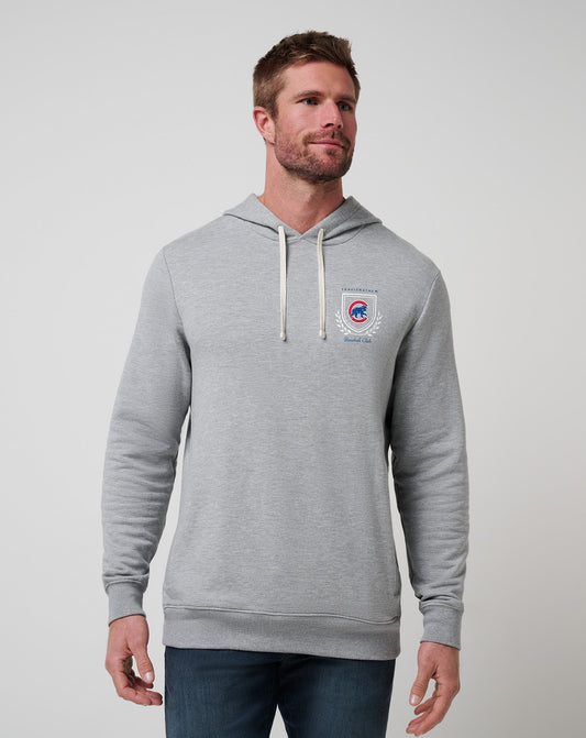 Chicago Cubs Stadium Hoodie Heather Grey | Travis Mathew Exclusive