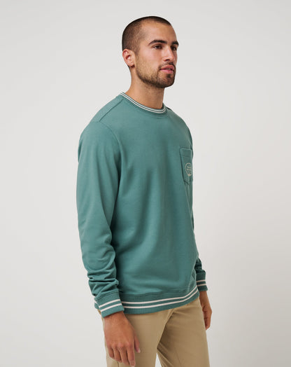 Vip Ticket Crew Silver Pine | Travis Mathew Exclusive