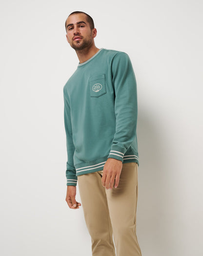 Vip Ticket Crew Silver Pine | Travis Mathew Exclusive