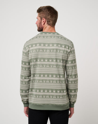 Family Time Crew Dark Olive | Travis Mathew Exclusive