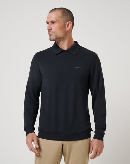 Amenities Collar Crew Black | Travis Mathew Exclusive