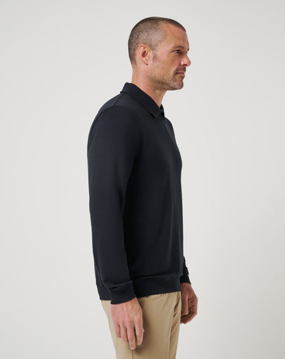 Amenities Collar Crew Black | Travis Mathew Exclusive