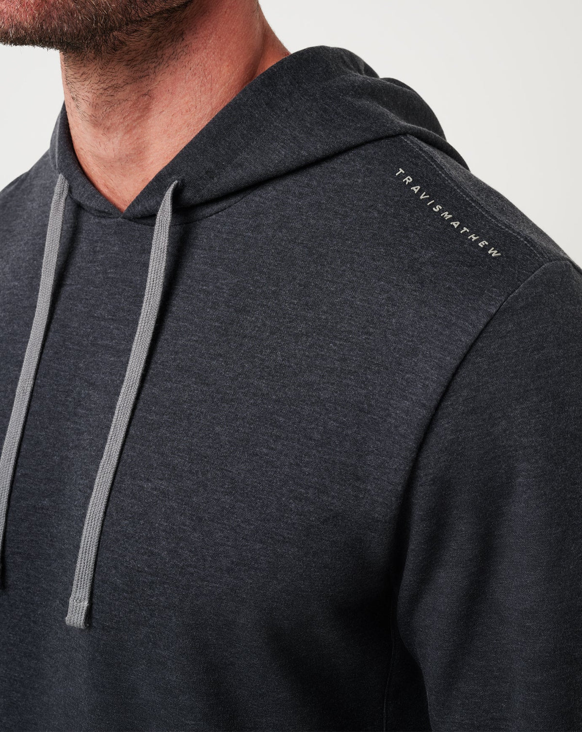Upgraded Tech Hoodie Heather Black | Travis Mathew Recommended
