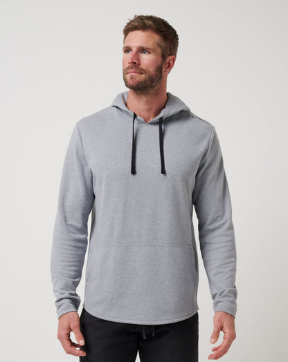 Upgraded Tech Hoodie Heather Grey | Travis Mathew Signature