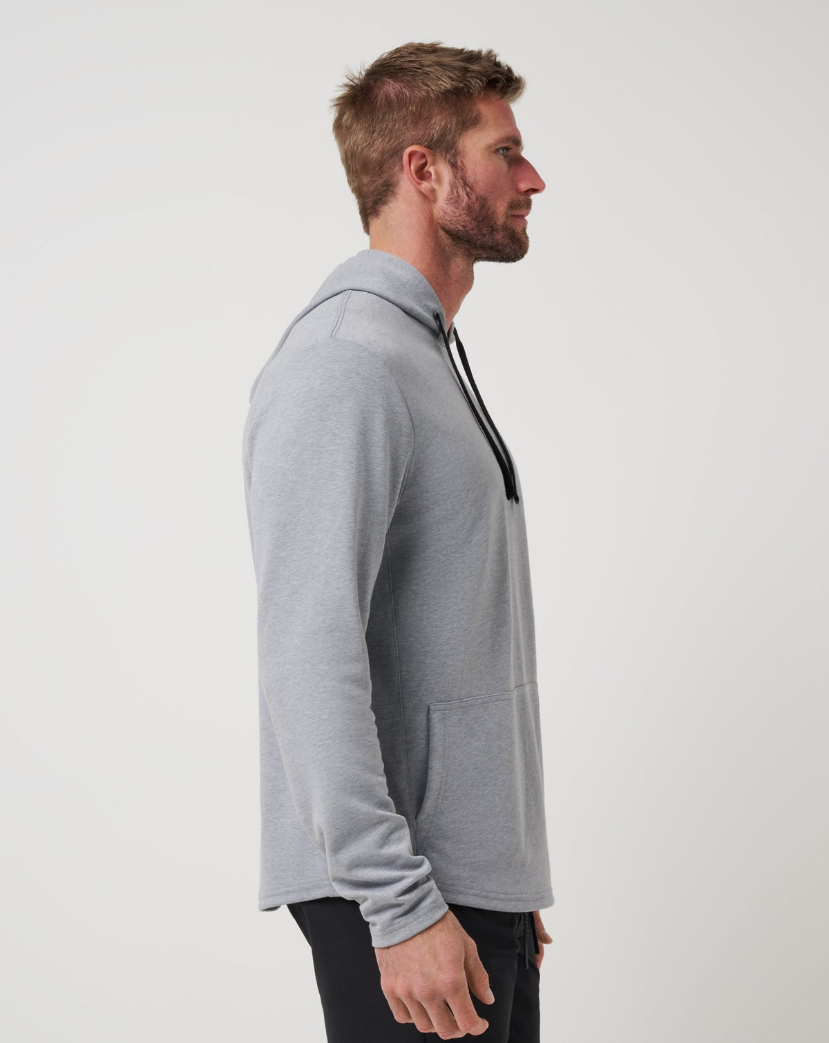 Upgraded Tech Hoodie Heather Grey | Travis Mathew Signature