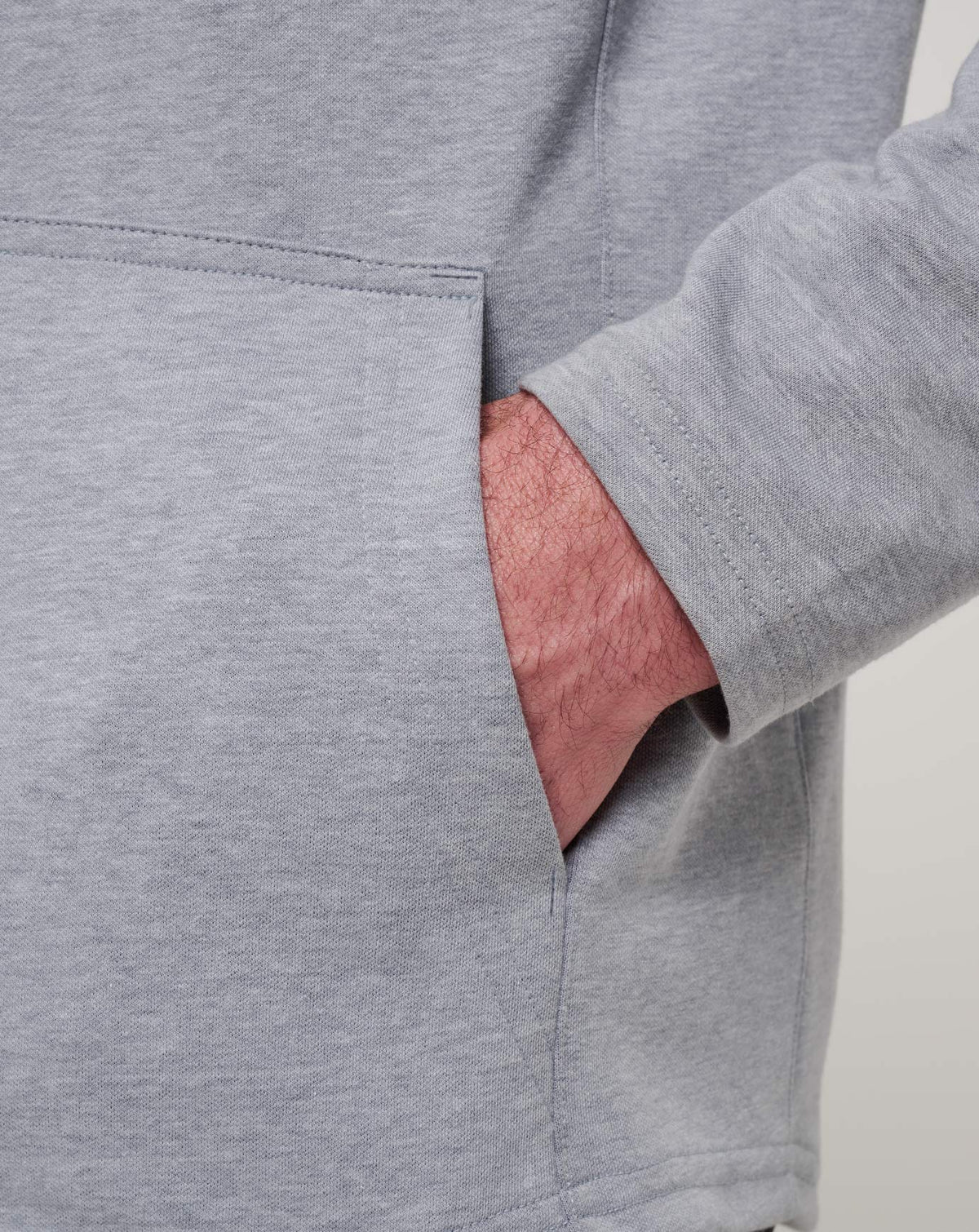 Upgraded Tech Hoodie Heather Grey | Travis Mathew Signature