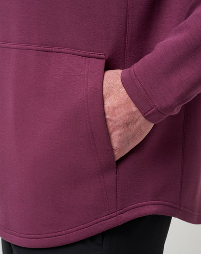 Fibercloud Hoodie Mauve Wine | Travis Mathew Everyday