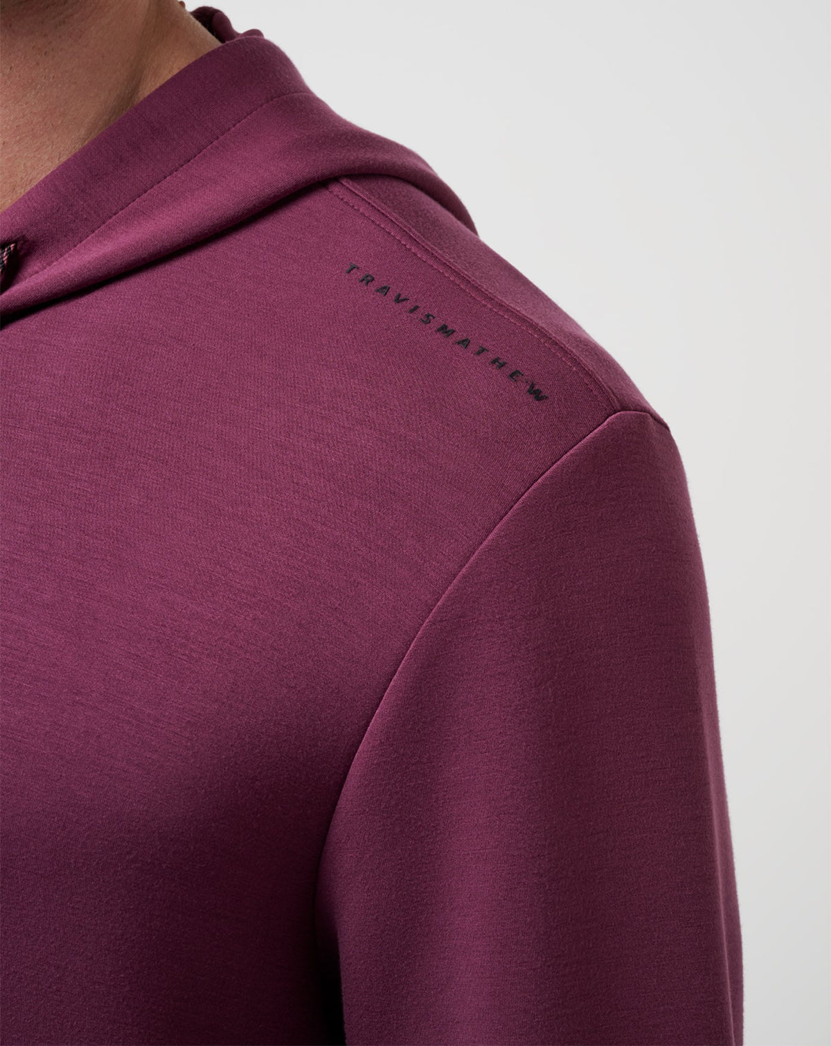 Fibercloud Hoodie Mauve Wine | Travis Mathew Everyday