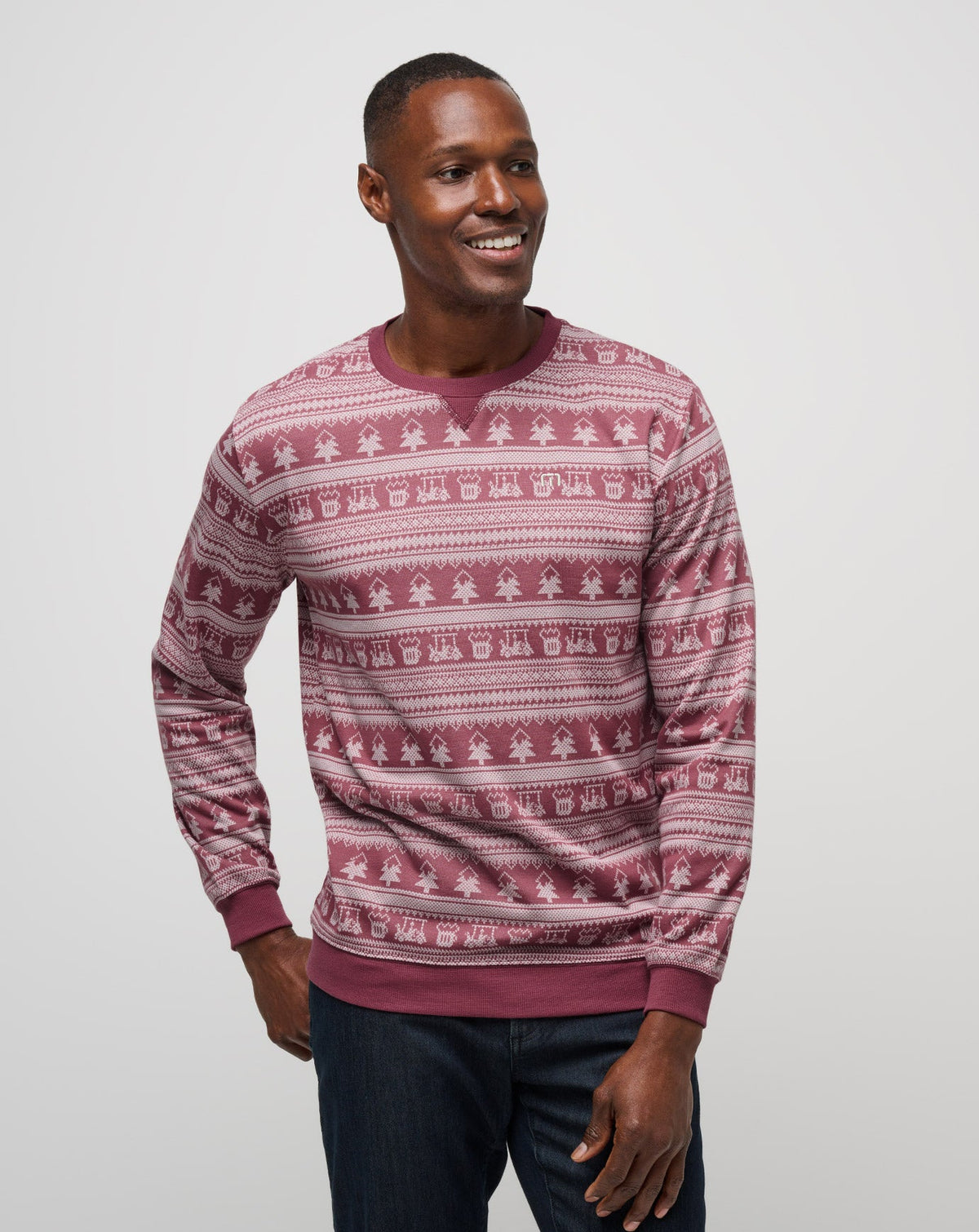 Family Time Crew Roan Rouge | Travis Mathew Essential