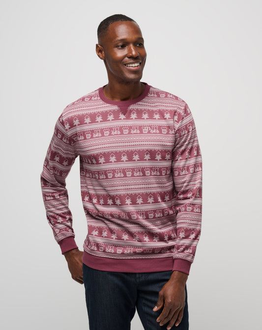 Family Time Crew Roan Rouge | Travis Mathew Essential