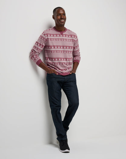 Family Time Crew Roan Rouge | Travis Mathew Essential