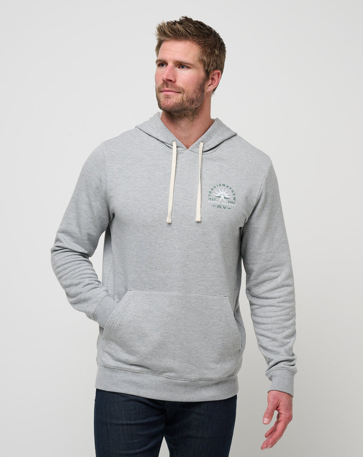 Glacier Hike Hoodie Heather Grey | Travis Mathew Everyday
