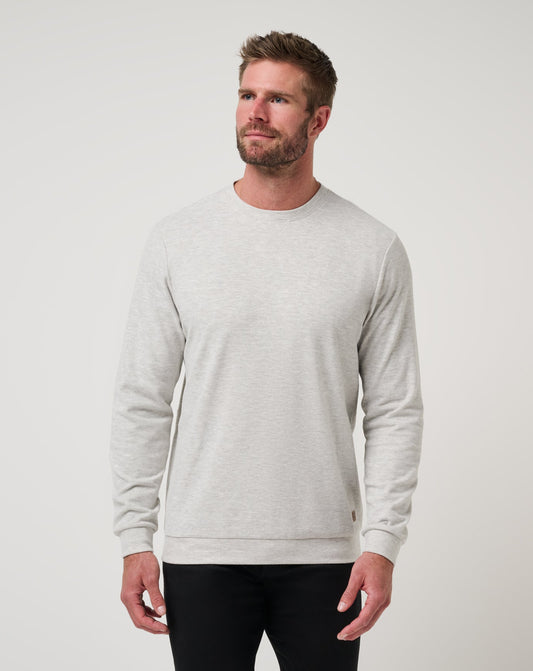 Cloud Sweater Heather Grey | Travis Mathew Classic