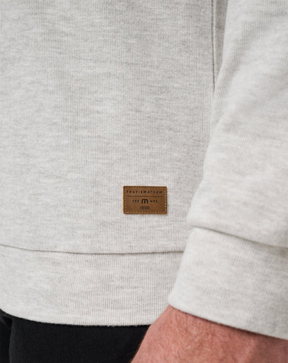 Cloud Sweater Heather Grey | Travis Mathew Classic