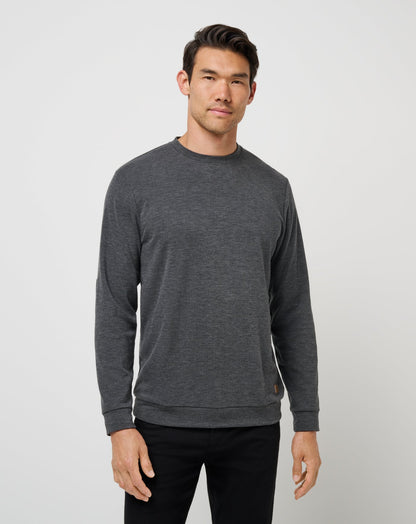Cloud Sweater Heather Black | Travis Mathew Signature