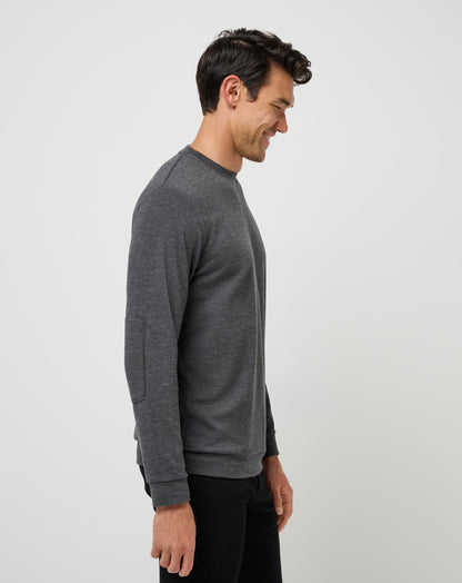 Cloud Sweater Heather Black | Travis Mathew Signature