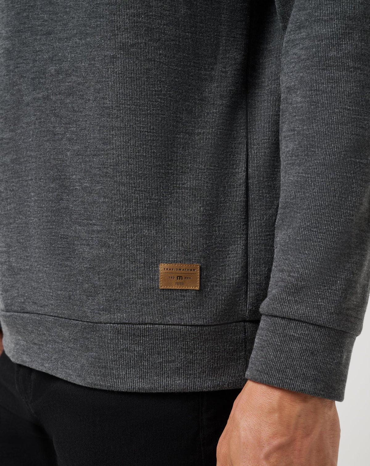 Cloud Sweater Heather Black | Travis Mathew Signature
