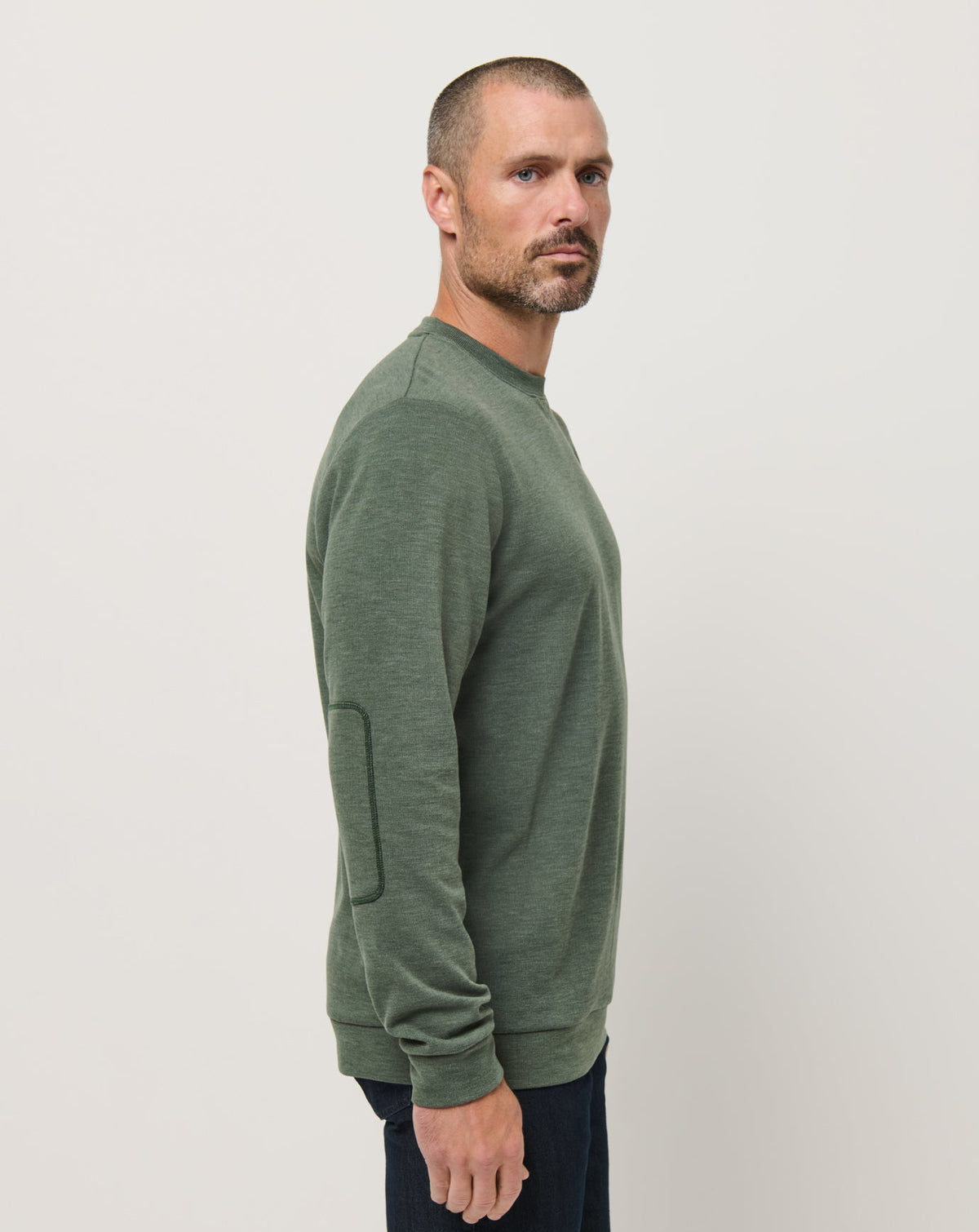 Cloud Sweater Heather Dark Olive | Travis Mathew Signature